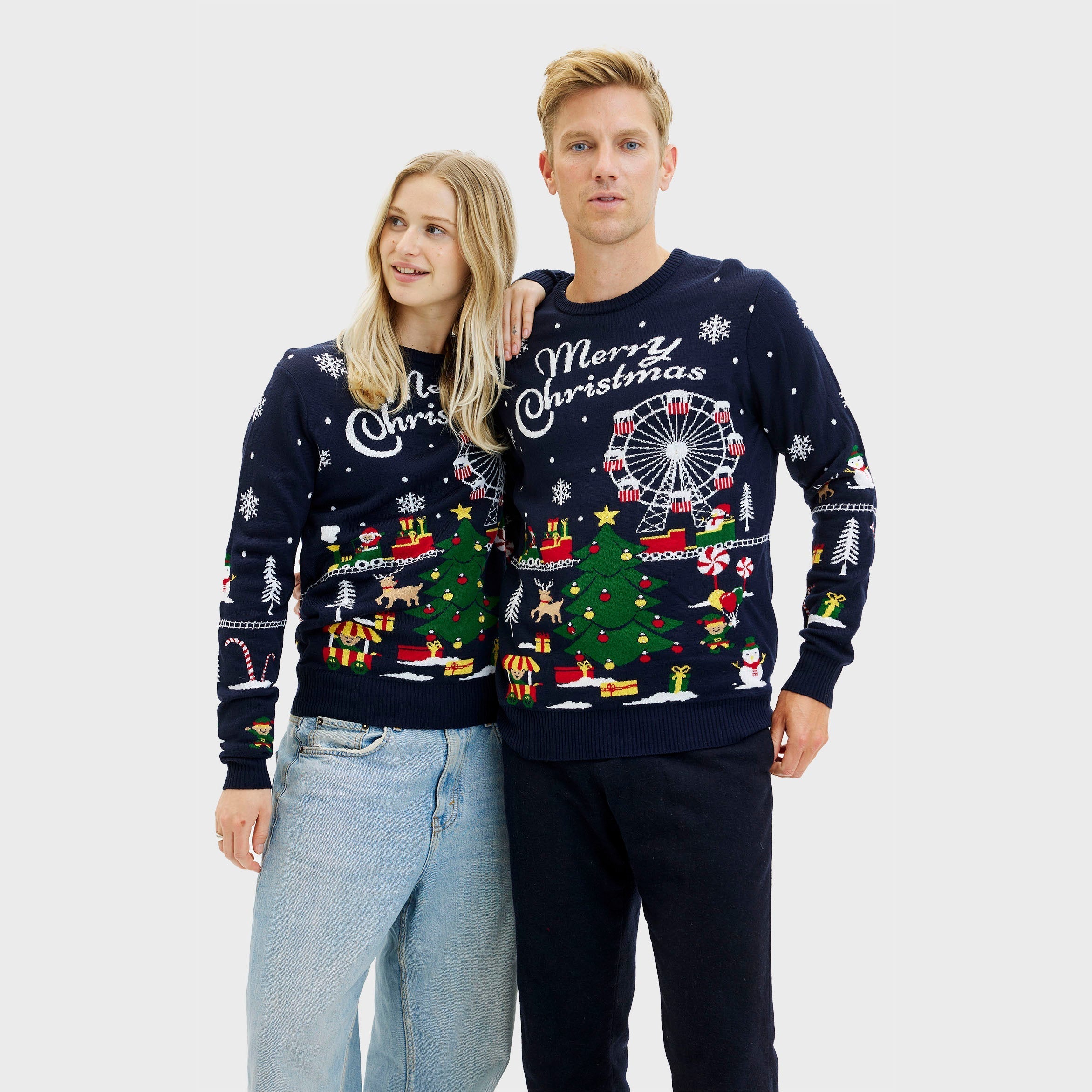 Christmas carnival weihnachtspullover - Herren